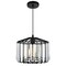 Cwi Lighting Alethia 1 Light Drum Shade Pendant With Black Finish 9942P10-1-101-C - alternate 3